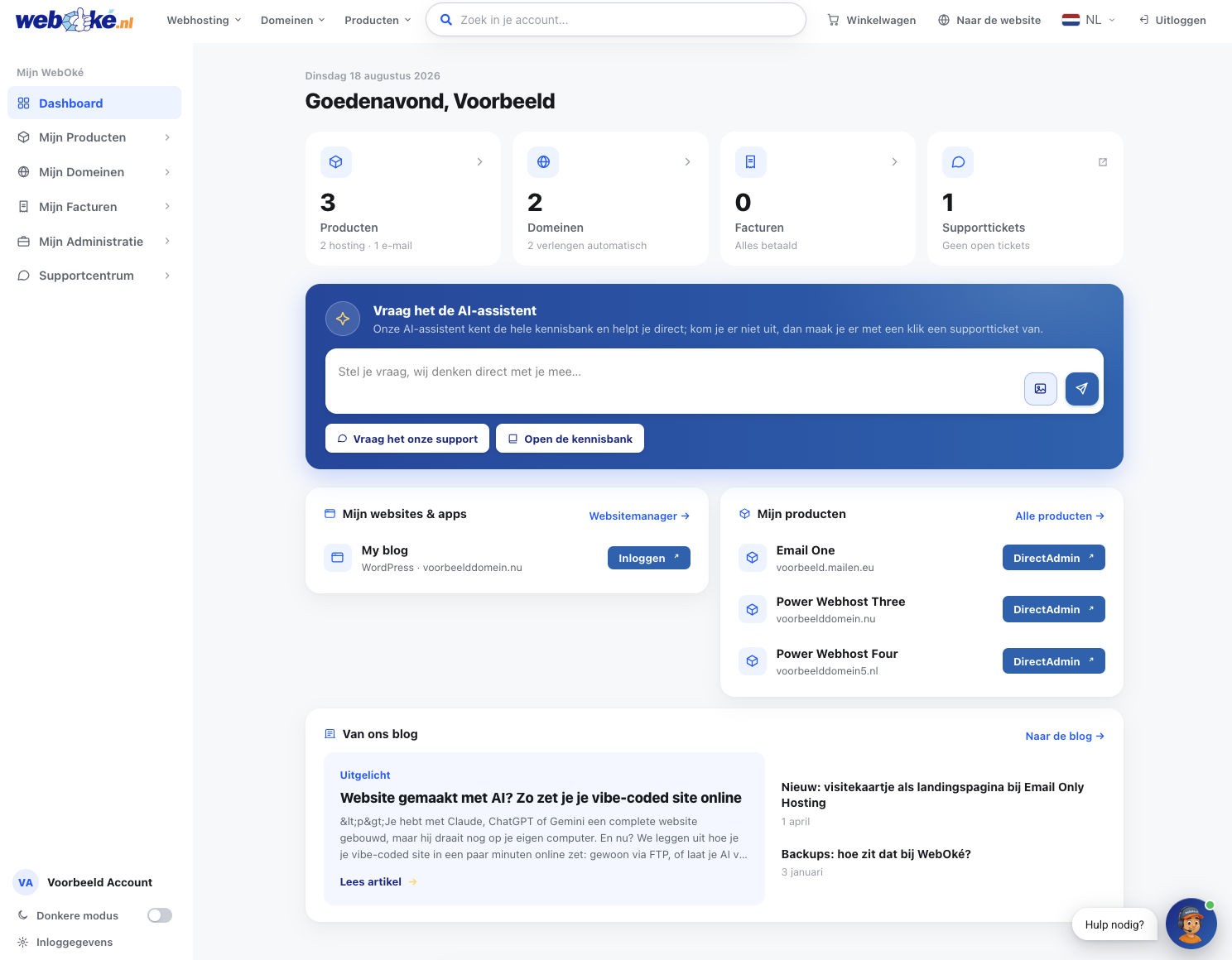 Our new website and My WebOké: why we built everything ourselves